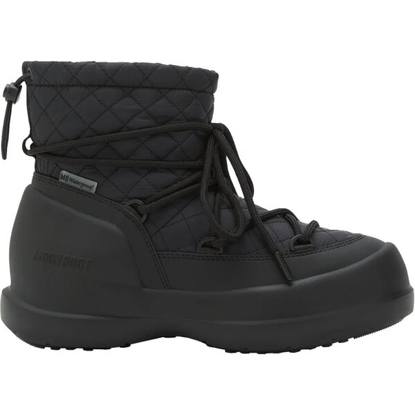 Moon-Boot-MB-Mezzaluna-Quilted-Mid-Wp-schwarz-schwarz Moon - Boot MB Mezzaluna Quilted Mid Wp schwarz