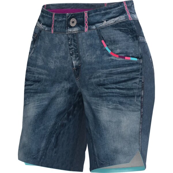 Crazy-Crazy-Wonder-Magic-Shorts-print-light-jeans-blau Crazy - Crazy Wonder Magic Shorts print light jeans