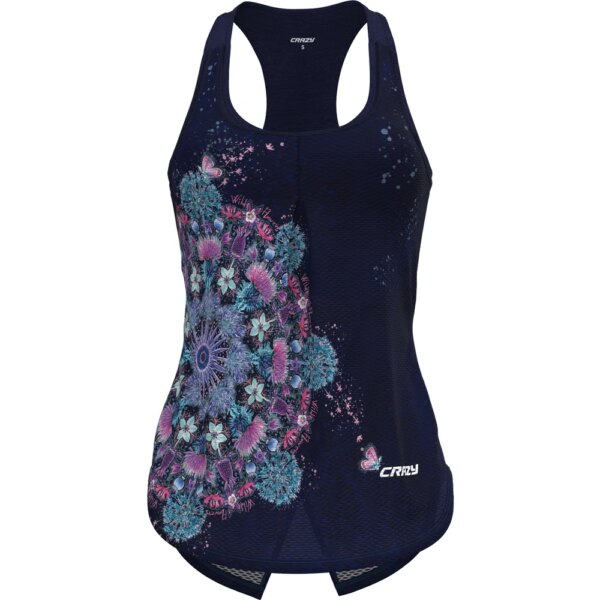 Crazy-Crazy-Break-Tanktop-mandala-blau Crazy - Crazy Break Tanktop mandala