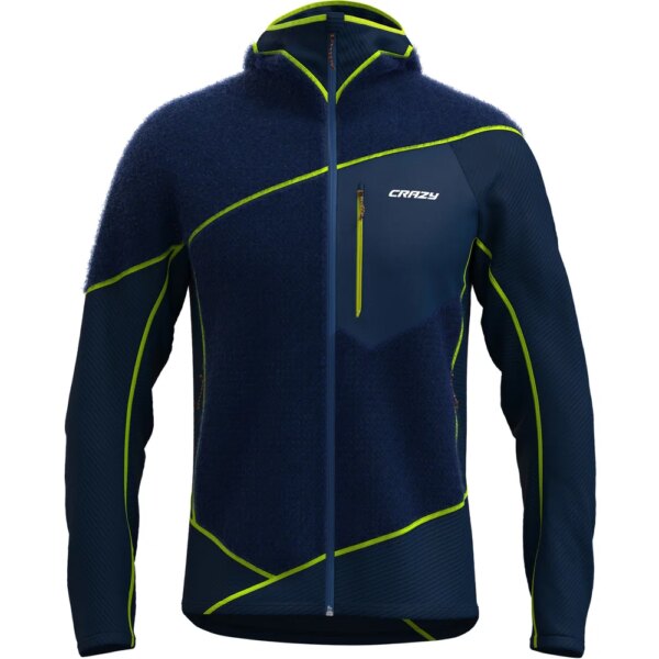 Crazy-Crazy-Neutron-Fleecejacke-liken-blau Crazy - Crazy Neutron Fleecejacke liken