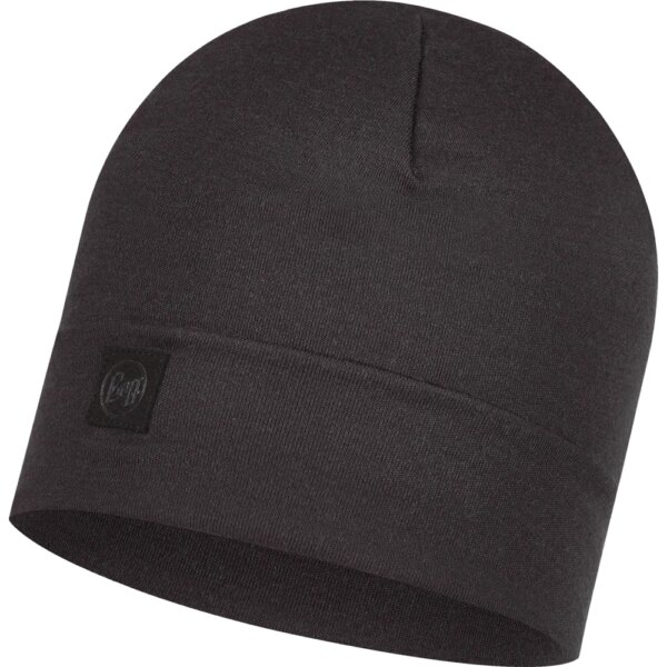BUFF®-BUFF®-Merino-Heavyweight-Muetze-schwarz-schwarz BUFF® - BUFF® Merino Heavyweight Mütze schwarz