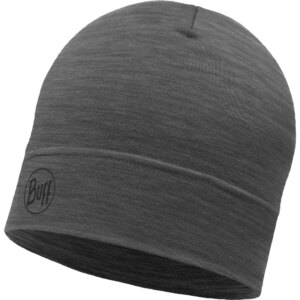 BUFF® - BUFF® Lightweight Merino Woll Mütze solid grey