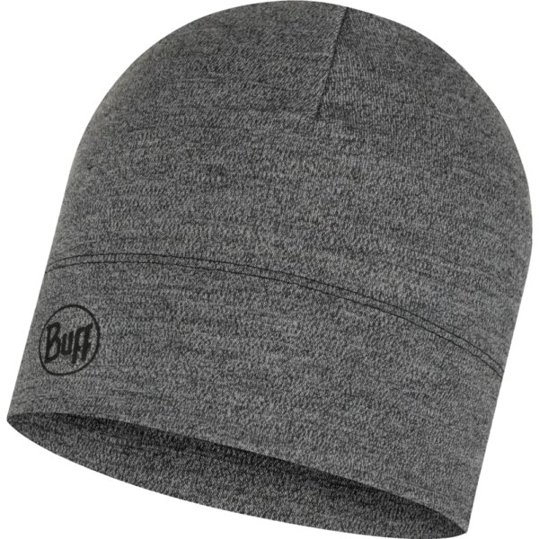 BUFF®-BUFF®-Merino-Midweight-Muetze-grau-grau BUFF® - BUFF® Merino Midweight Mütze grau