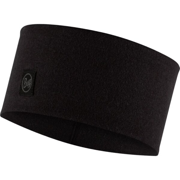 BUFF®-BUFF®-Merino-Wide-Stirnband-schwarz-schwarz BUFF® - BUFF® Merino Wide Stirnband schwarz