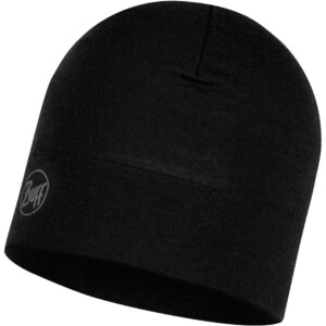 BUFF® - BUFF® Midweight Merinowolle Mütze solid black