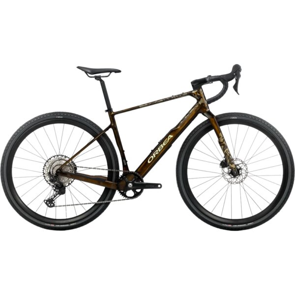 Orbea-Orbea-Terra-M30-Team-1X-Carbon-Gravel-Bike-caramel-carbon-view-braun Orbea - Orbea Terra M30 Team 1X Carbon Gravel Bike caramel carbon view