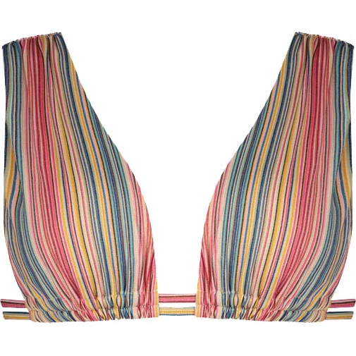 Cyell-Cyell-Bikini-Top-color-dash-rotgelb Cyell - Cyell Bikini Top color dash
