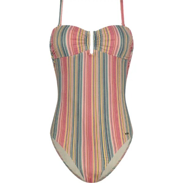 Cyell-Cyell-Badpak-Badeanzug-chevron-chic-rotgelb Cyell - Cyell Badpak Badeanzug chevron chic