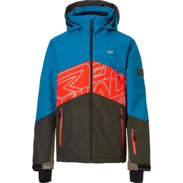 Rehall-Rehall-Jonny-R-Skijacke-Kinder-petrol-blau Rehall - Rehall Jonny-R Skijacke Kinder petrol