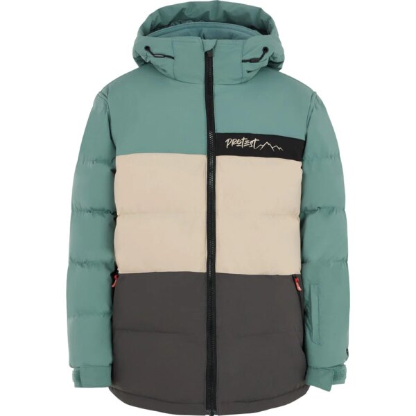Protest-Protest-Crow-Jr-Skijacke-Jungen-deep-grey-tuerkisgrau Protest - Protest Crow Jr Skijacke Jungen deep grey