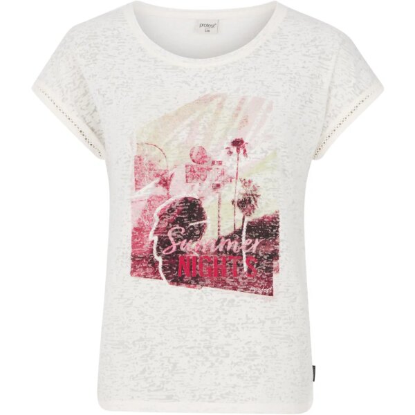 Protest-Protest-Elles-T-Shirt-matcha-green-weiss Protest - Protest Elles T-Shirt matcha green