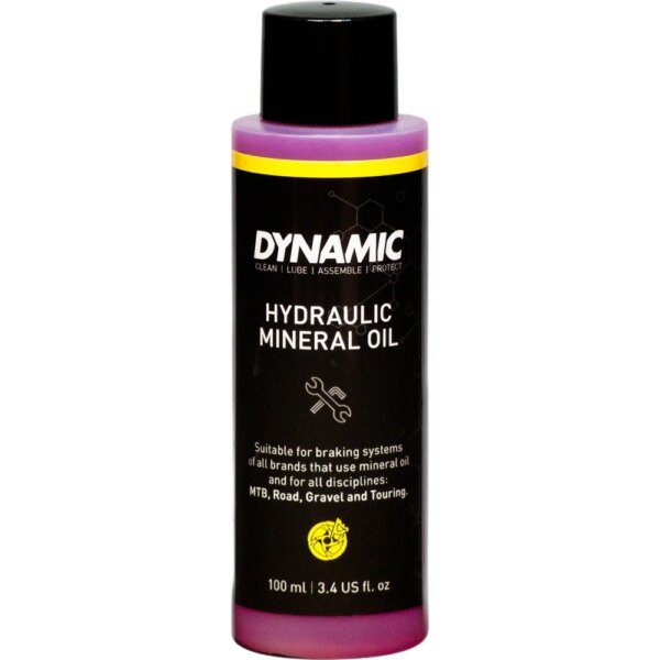 Dynamic-Bikecare-Hydraulisches-Mineraloel-100-ml-Flasche-schwarz-schwarz Dynamic - Bikecare Hydraulisches Mineralöl 100 ml Flasche schwarz