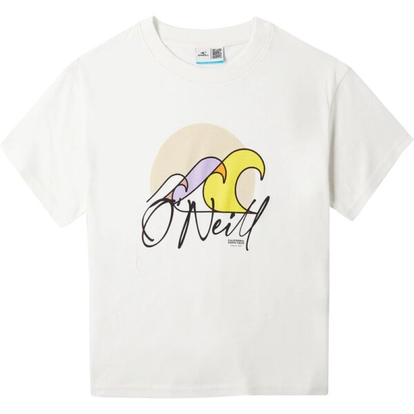 ONeill-ONeill-Addy-Graphic-T-Shirt-Maedchen-snow-white-weiss O'Neill - O'Neill Addy Graphic T-Shirt Mädchen snow white