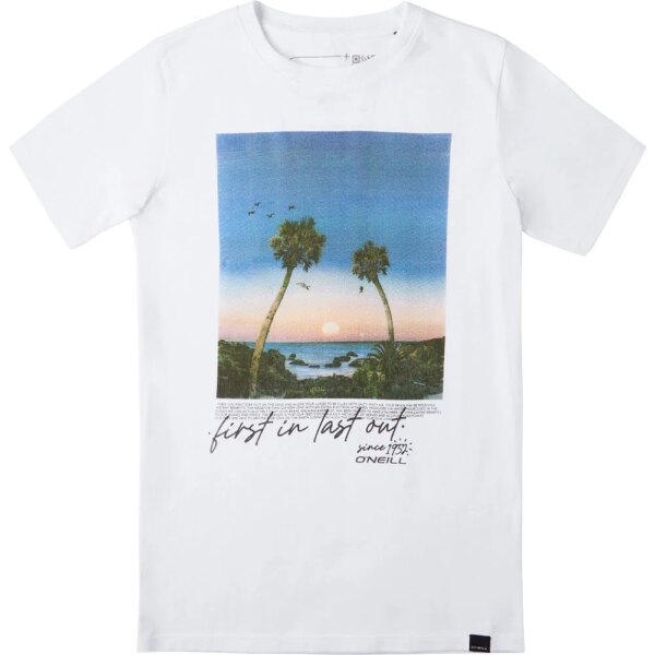 ONeill-ONeill-Loren-T-Shirt-Jungen-snow-white-weiss O'Neill - O'Neill Loren T-Shirt Jungen snow white