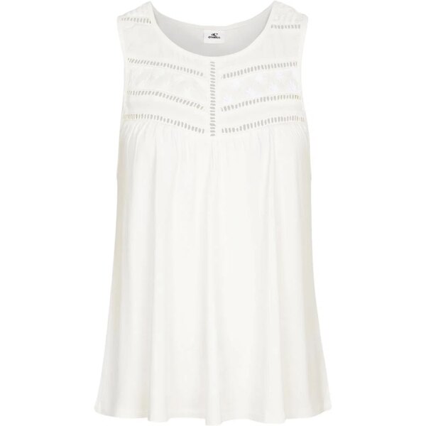 ONeill-ONeill-Essentials-Tokeena-Embroidery-Tanktop-snow-white-weiss O'Neill - O'Neill Essentials Tokeena Embroidery Tanktop snow white