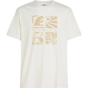 O'Neill - O'Neill Melange Front Print T-Shirt snow white
