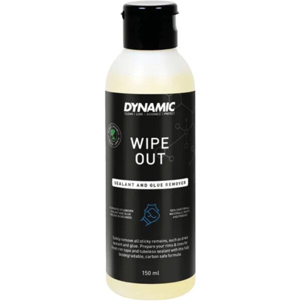 Dynamic-Bikecare-Wipe-Out-Dichtmilch-und-Klebstoffentferner-150-ml-schwarz Dynamic - Bikecare Wipe Out Dichtmilch- und Klebstoffentferner 150 ml
