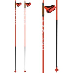 One - Way Premio 30 Langlaufstock neon orange
