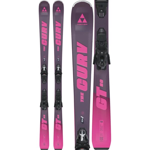 Fischer-Fischer-The-Curv-GT-80-2526-Ski-inkl.-RSW-11-GripWalk®-Powerrail-Bindung-rosapink Fischer - Fischer The Curv GT 80 25/26 Ski inkl. RSW 11 GripWalk® Powerrail Bindung