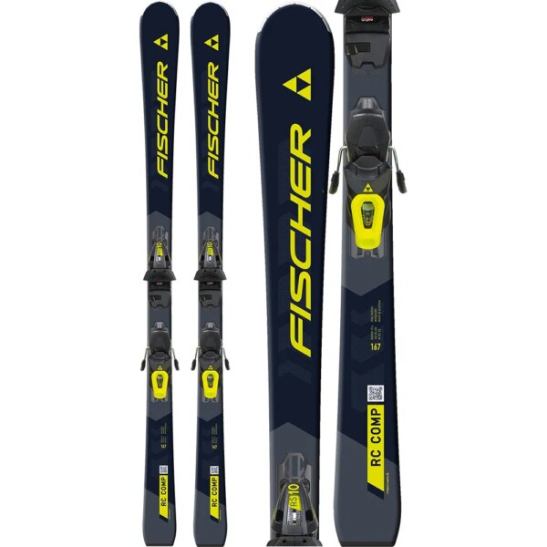 Fischer-Fischer-RC-Comp-TPR-2425-Ski-inkl.-RS-10-GripWalk®-PowerRail-Bindung-schwarz Fischer - Fischer RC Comp TPR 24/25 Ski inkl. RS 10 GripWalk® PowerRail Bindung