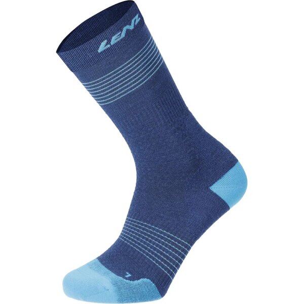 Lenz-Socks-Think-About-Merino-Outdoor-1-Mid-Socken-navy-blau Lenz - Socks Think About Merino Outdoor 1 Mid Socken navy