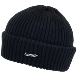 Eisbär - Eisbär Ripp Mütze schwarz