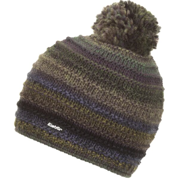Eisbaer-Eisbaer-Mikata-Pompon-Muetze-khakigrau-gruengrau Eisbär - Eisbär Mikata Pompon Mütze khakigrau