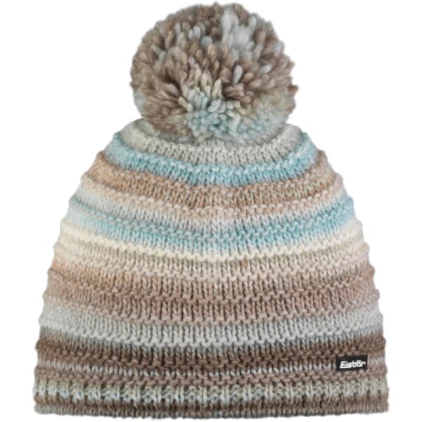 Eisbaer-Eisbaer-Mikata-Pompon-Muetze-Unisex-frostbeige-braun Eisbär - Eisbär Mikata Pompon Mütze Unisex frostbeige