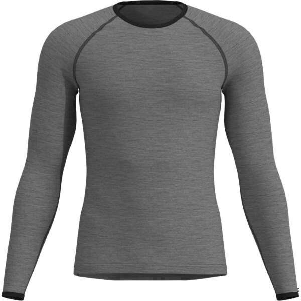 Loeffler-Loeffler-Transtex®-Merino-Longsleeve-grey-melange-grau Löffler - Löffler transtex® Merino Longsleeve grey melange