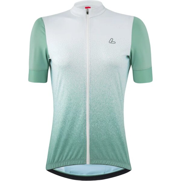 Loeffler-Loeffler-FZ-Skys-Storm-Mid-Radtrikot-creme-white-gruen Löffler - Löffler FZ Skys Storm Mid Radtrikot creme white