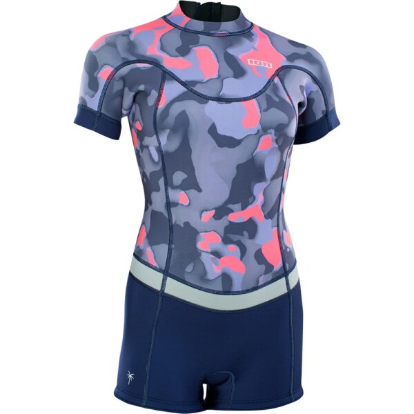 ION-ION-Amaze-Shorty-2.5-Wetsuit-capsule-pink-blau ION - ION Amaze Shorty 2.5 Wetsuit capsule pink