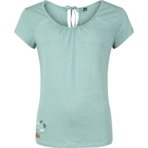 Chillaz - Chillaz Hide the Best Time To Chill Flower T-Shirt green melange