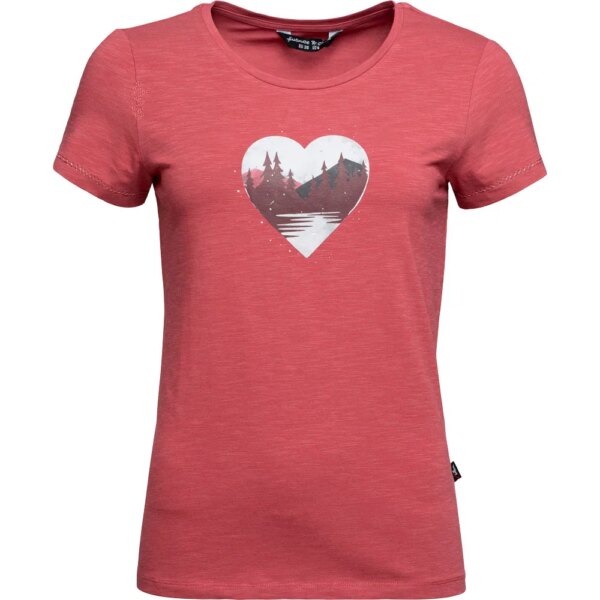 Chillaz-Chillaz-Gandia-Mountain-Heart-T-Shirt-rot-rot Chillaz - Chillaz Gandia Mountain Heart T-Shirt rot