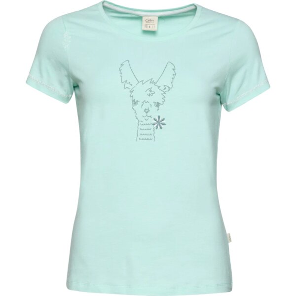Chillaz-Chillaz-Gandia-Happy-Alpaca-T-Shirt-mint-blau Chillaz - Chillaz Gandia Happy Alpaca T-Shirt mint