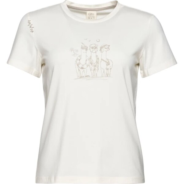 Chillaz-Chillaz-Iseo-Alpaca-Gang-T-Shirt-creme-weiss Chillaz - Chillaz Iseo Alpaca Gang T-Shirt creme