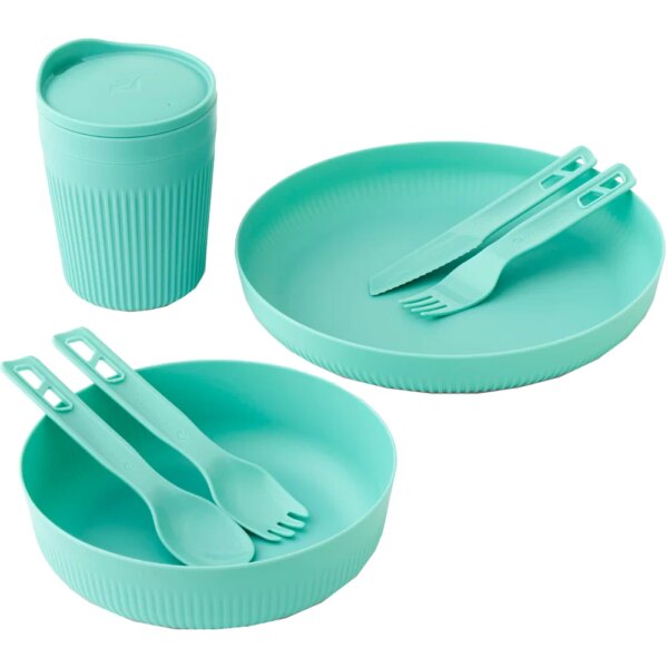 Sea - to Summit Passage Dinnerware Set 7tlg. Campinggeschirr aqua sea blue
