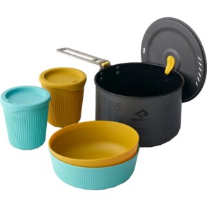 Sea - to Summit Frontier One Pot Cook Set Ultraleichtes Kochset inkl. 2 Liter-Campingtopf 5tlg
