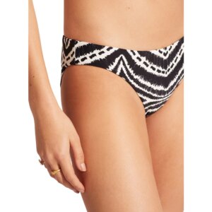Seafolly - Seafolly Zanzibar Reversible Hipster Bikinihose schwarz