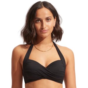 Seafolly - Seafolly Seafolly Collective Twist Soft Cup Bikini Top schwarz