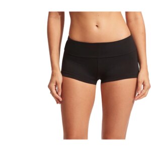 Seafolly - Seafolly Collective Roll Top Boyleg Bikinihose schwarz
