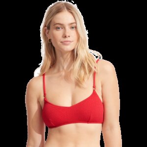Seafolly - Seafolly Sea Dive Bralette Bikini Top chilli red