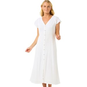 Rip - Curl Premium Surf Long Kleid weiß