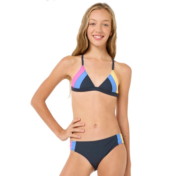 Rip-Curl-Block-Party-Bikini-Maedchen-navy-blau Rip - Curl Block Party Bikini Mädchen navy