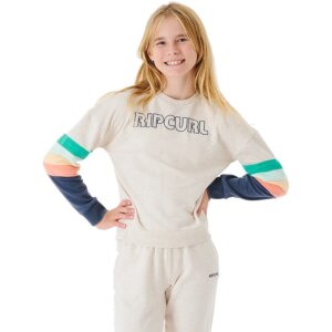 Rip - Curl Surf Break Crew Pullover Mädchen oatmeal marle