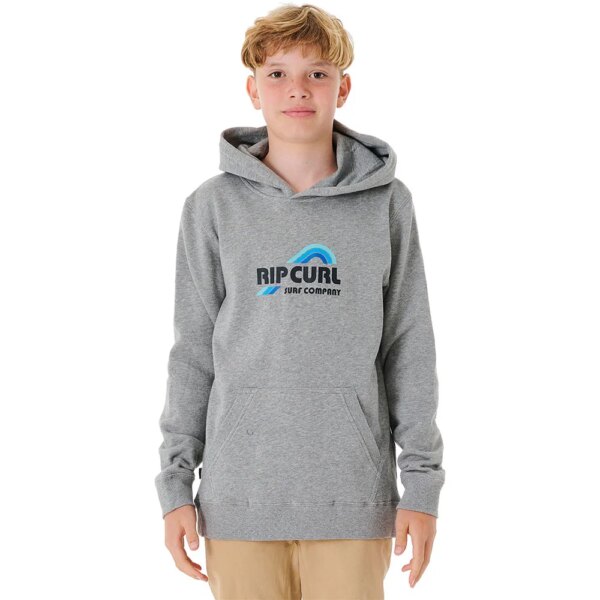Rip-Curl-Mamma-Fleece-Hoodie-Jungen-cement-marle-grau Rip - Curl Mamma Fleece Hoodie Jungen cement marle