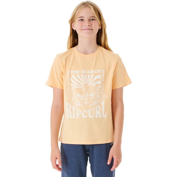 Rip-Curl-Tropical-Sunset-T-Shirt-Maedchen-blush-orange Rip - Curl Tropical Sunset T-Shirt Mädchen blush