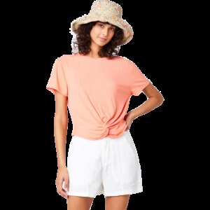 Rip - Curl Lauria Rib T-Shirt coral