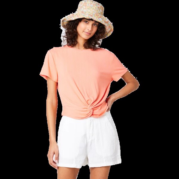 Rip - Curl Lauria Rib T-Shirt coral