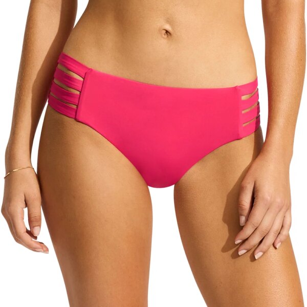 Seafolly-Seafolly-S.Collective-Multi-Strap-Hipster-Bikini-Pants-raspberry-rosapink Seafolly - Seafolly S.Collective Multi Strap Hipster Bikini Pants raspberry