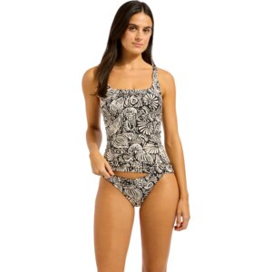 Seafolly - Seafolly Reversible Hipster Bikini Hose schwarz